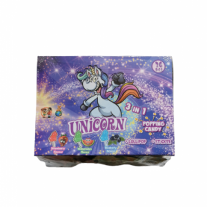 Lizika s prahom Unicorn Popping candy 36/1