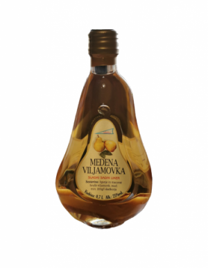 MEDENA  VILJAMOVKA, sladki sadni liker z krhlji 0,7l 25%