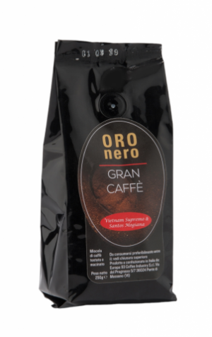 ORO Nero - Črno Zlato - Kava 250g - Black - 50% Arabica 50% Robusta