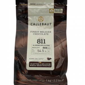 TEMNA ČOKOLADA CALLEBAUT 811, 54,5%, - 1 kg