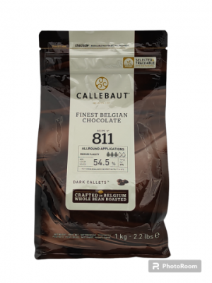 TEMNA ČOKOLADA CALLEBAUT 811, 54,5%, - 1 kg