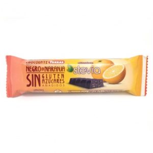 TEMNA ČOKOLADA S POMARANČO S STEVIO, 35G