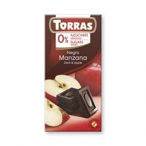 TEMNA ČOKOLADA Z JABOLKOM, 75G