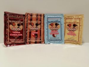 VROČA ČOKOLADA 4/1 45gr,okusi: čokolada,vanilija,lešnik,kokos