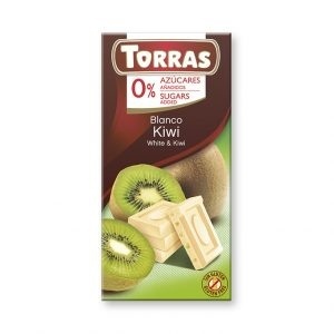 BELA ČOKOLADA S KIVIJEM, 75G