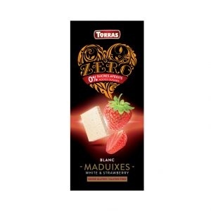 BELA ČOKOLADA Z JAGODAMI, 125G