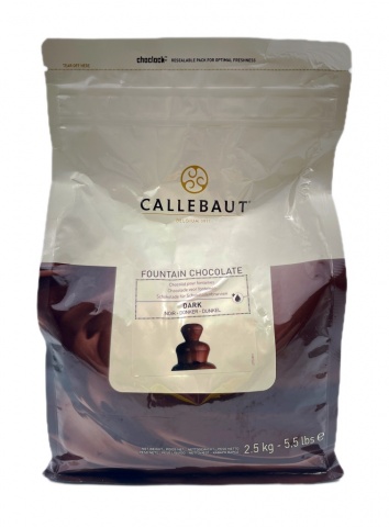 Čokolada za fontane temna Callebaut 2,50 kg