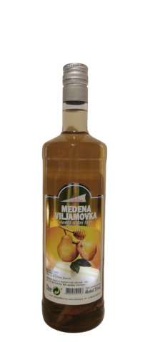 MEDENA VILJAMOVKA LIKER Z KRHLJI 25% 1l