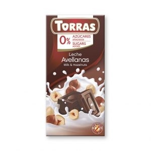 MLEČNA ČOKOLADA Z LEŠNIKI, 75G
