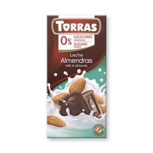 MLEČNA ČOKOLADA Z MANDLJI 75G