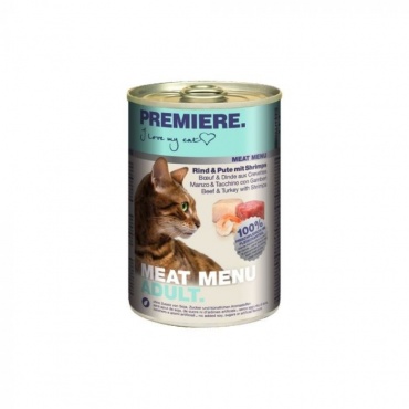 PREM M Meat Menu Adult Gov./Puran/Kozice 400g konz(FTN00022)