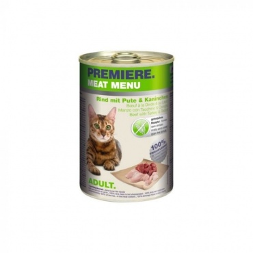 PREM M Meat Menu Adult Gov./Puran/Kunec 400g konz(FTN00012)