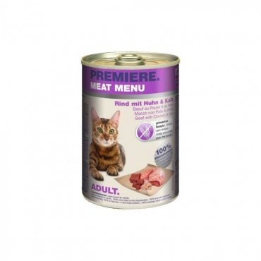 PREM M Meat Menu Adult Gov./Teletina/Pišč. 400g konz(FTN00019)