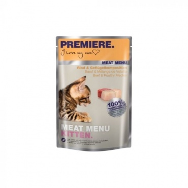 PREM M Meat Menu Kitten Govedina/Perutnina 85g vrečka(FTN00023)