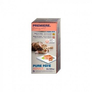 PREM M Pure Pate Adult multipack 8x100g(FTN00058)