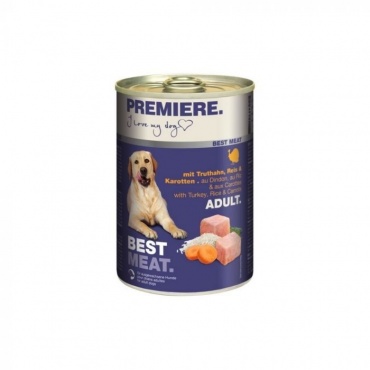 PREM P Best Meat Adult Puran/Korenje/Riž 400g konz(FTN00159)