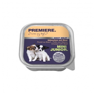 PREMIERE Best Meat Junior Mini Pišč./Goved. 100g ALU-pak (FTN00151)