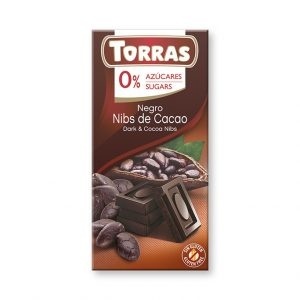 TEMNA ČOKOLADA S KAKAVOVIMI ZRNI, 75G