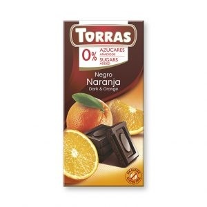 TEMNA ČOKOLADA S POMARANČO, 75G