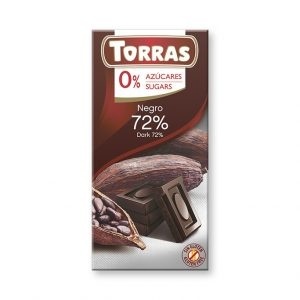 TEMNA ČOKOLADA Z 72 ODSTOTKI KAKAVA, 75G