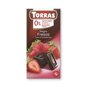 TEMNA ČOKOLADA Z JAGODAMI, 75G