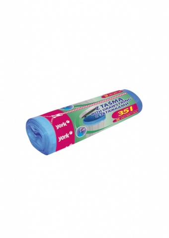 VREČKE ZA SMETI Z VRVICO 35l - 15/1 (57x49cm) (090610)